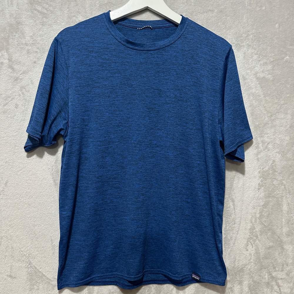 Patagonia Capilene Cool Daily Shirt Mens Medium Blue Heather Short Sleeve Tee